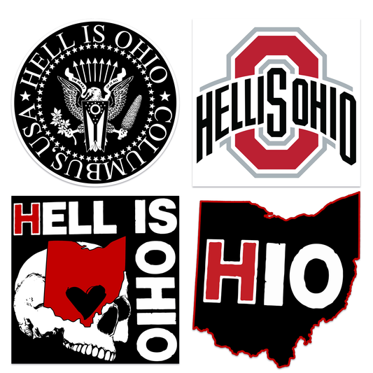 Hell is Ohio 3" Stickers