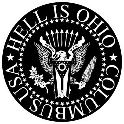 Hell is Ohio 3" Stickers