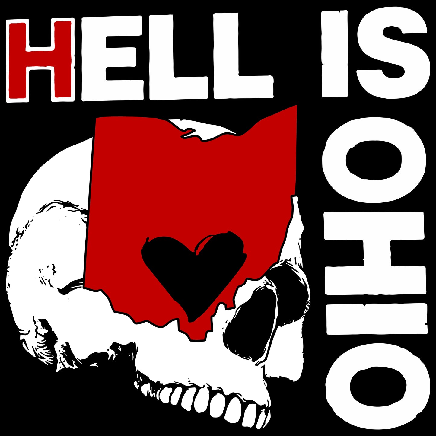 Hell is Ohio 3" Stickers